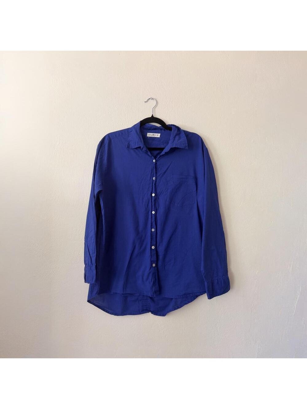 Natural Life blue button up shirt